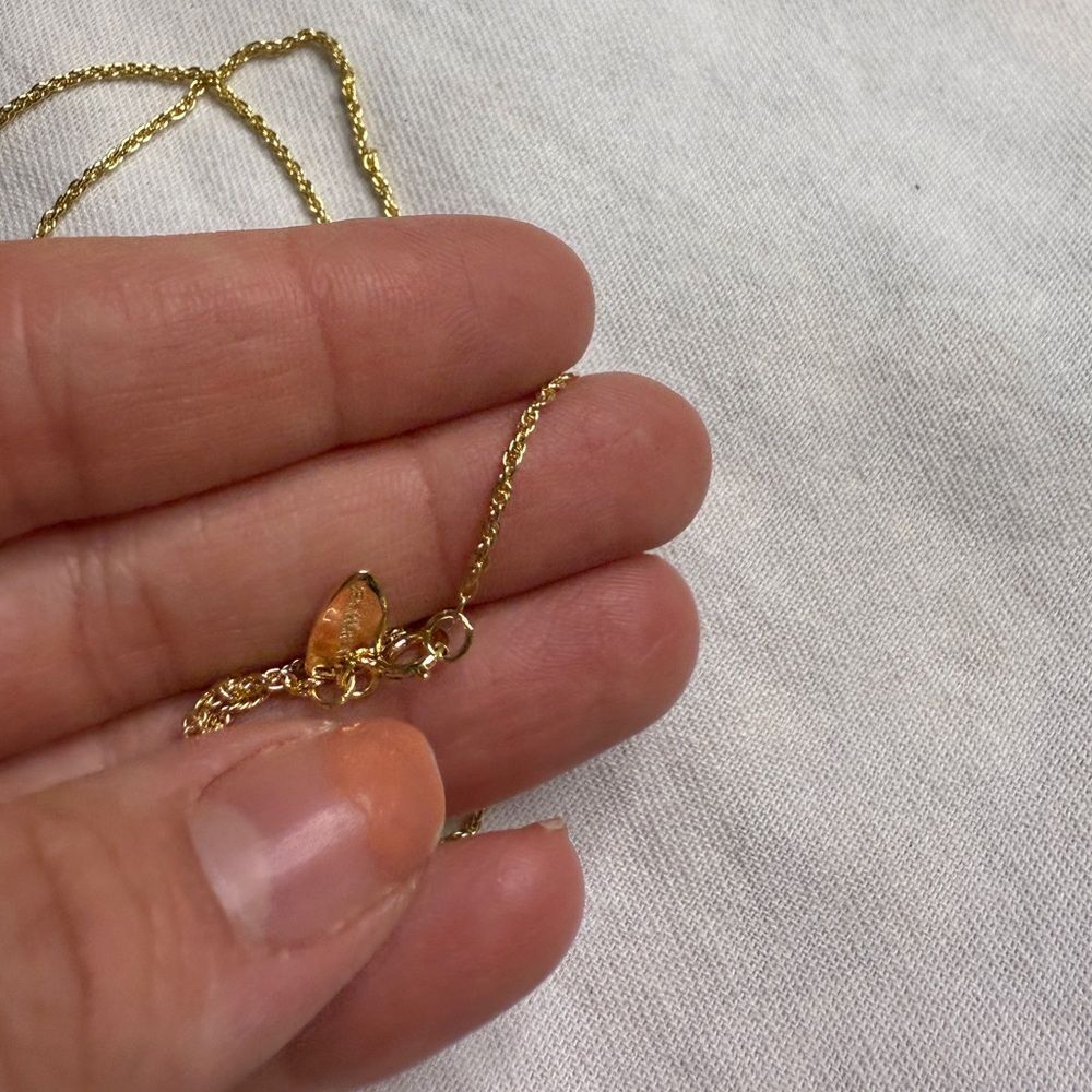 New with Tags Sterling Silver Plated with 14K Gold Verameat Bae Choker Necklace - Picture 5 of 7
